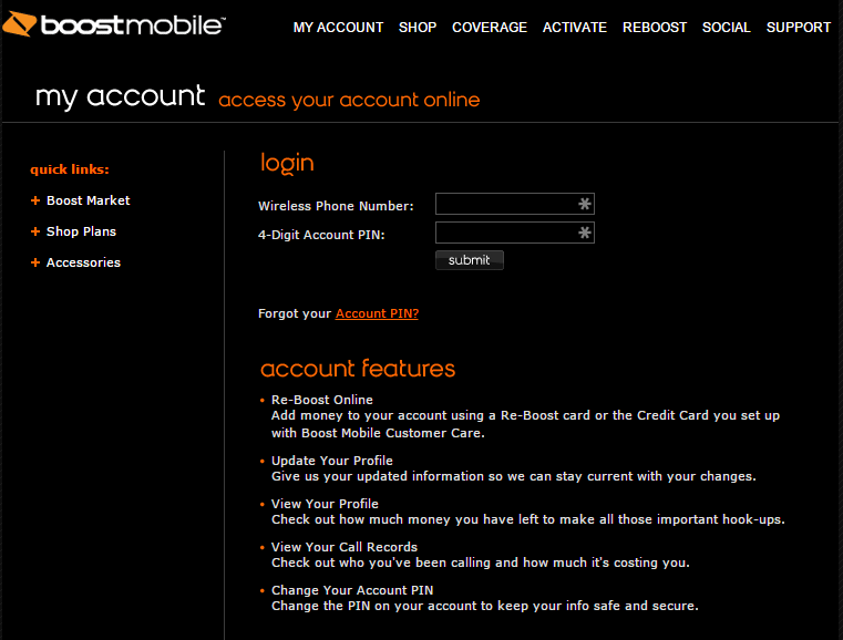 boostmobile My-Account